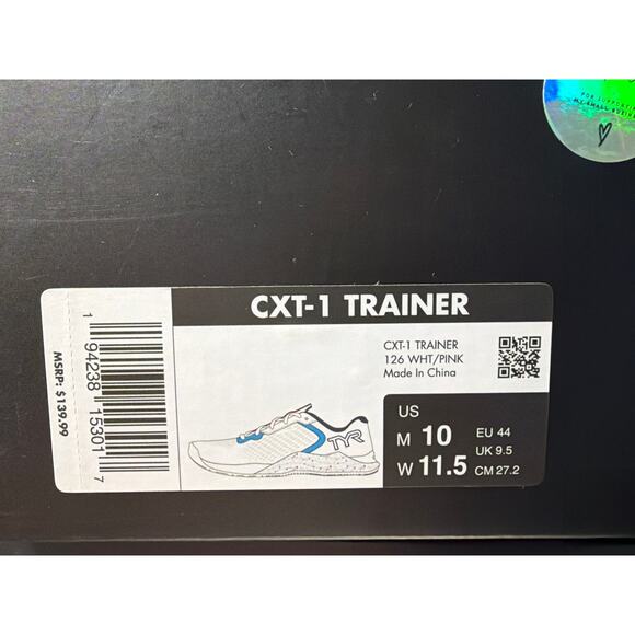 TYR CXT-1 Wodapalooza Limited Edition Trainer White Blue M10 W11.5 NIB - Picture 4 of 4